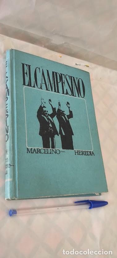 Libros de segunda mano: EL CAMPESINO - Marcelino Heredia - Rodegar 1964 - Ejemplar muy singular con fotos y dossier de 1976