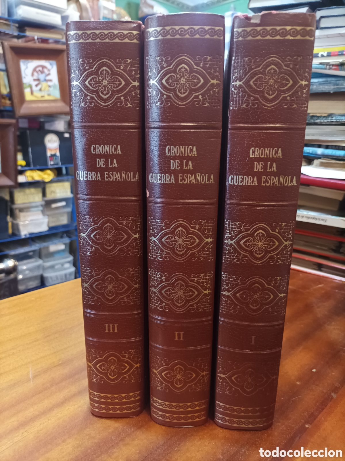 Libros de segunda mano: CR&Oacute;NICA DE LA GUERRA ESPA&Ntilde;OLA.(NO APTA PORA IRRECONOCIBLES) 3 TOMOS COMPLETA .1966 EDITORIAL CO BUE.
