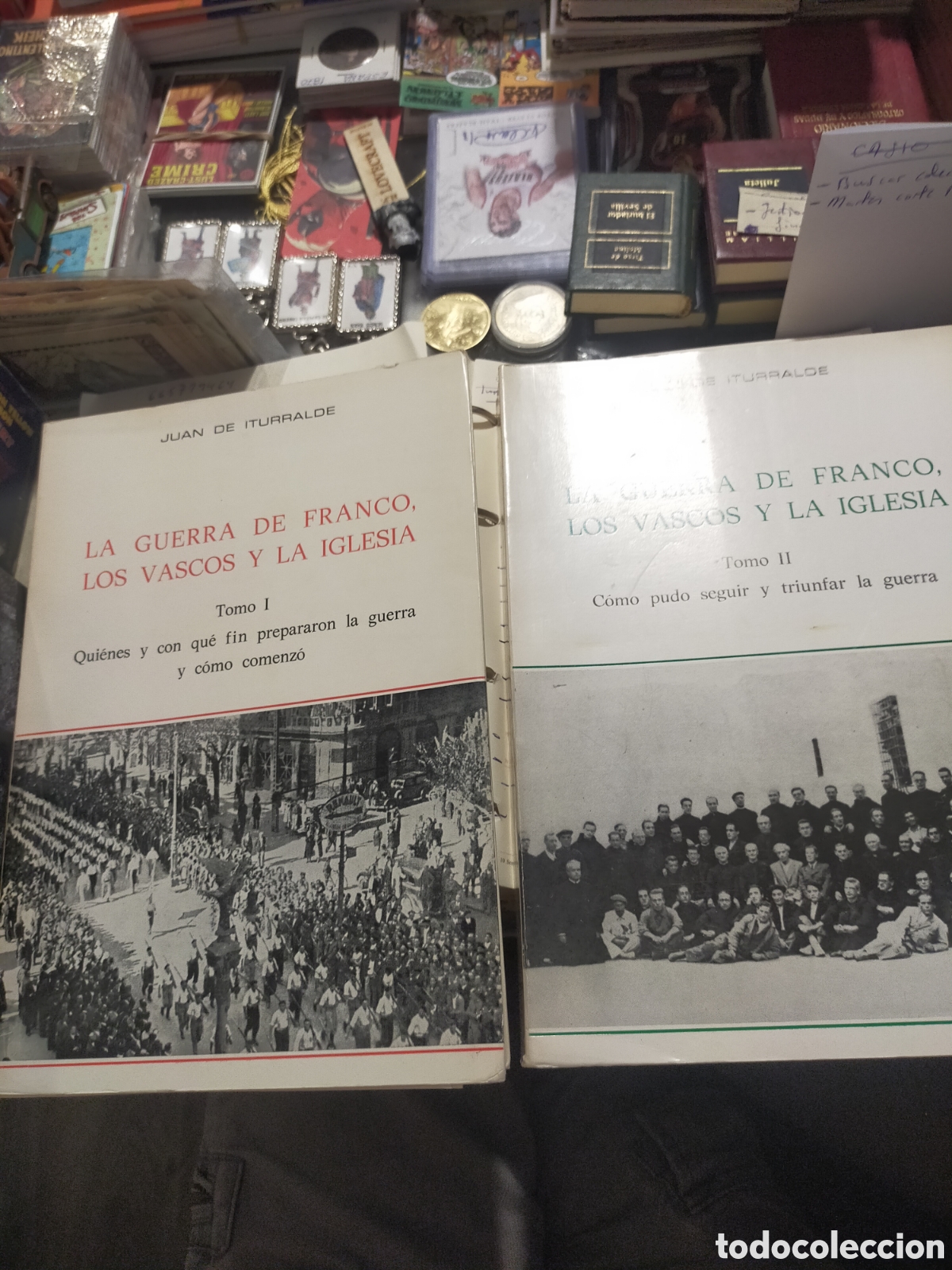 Libros de segunda mano: LA GUERRA DE FRANCO LOS VASCOS Y LA IGLESIA JUAN DE ITURRALDE BUEN ESTADO