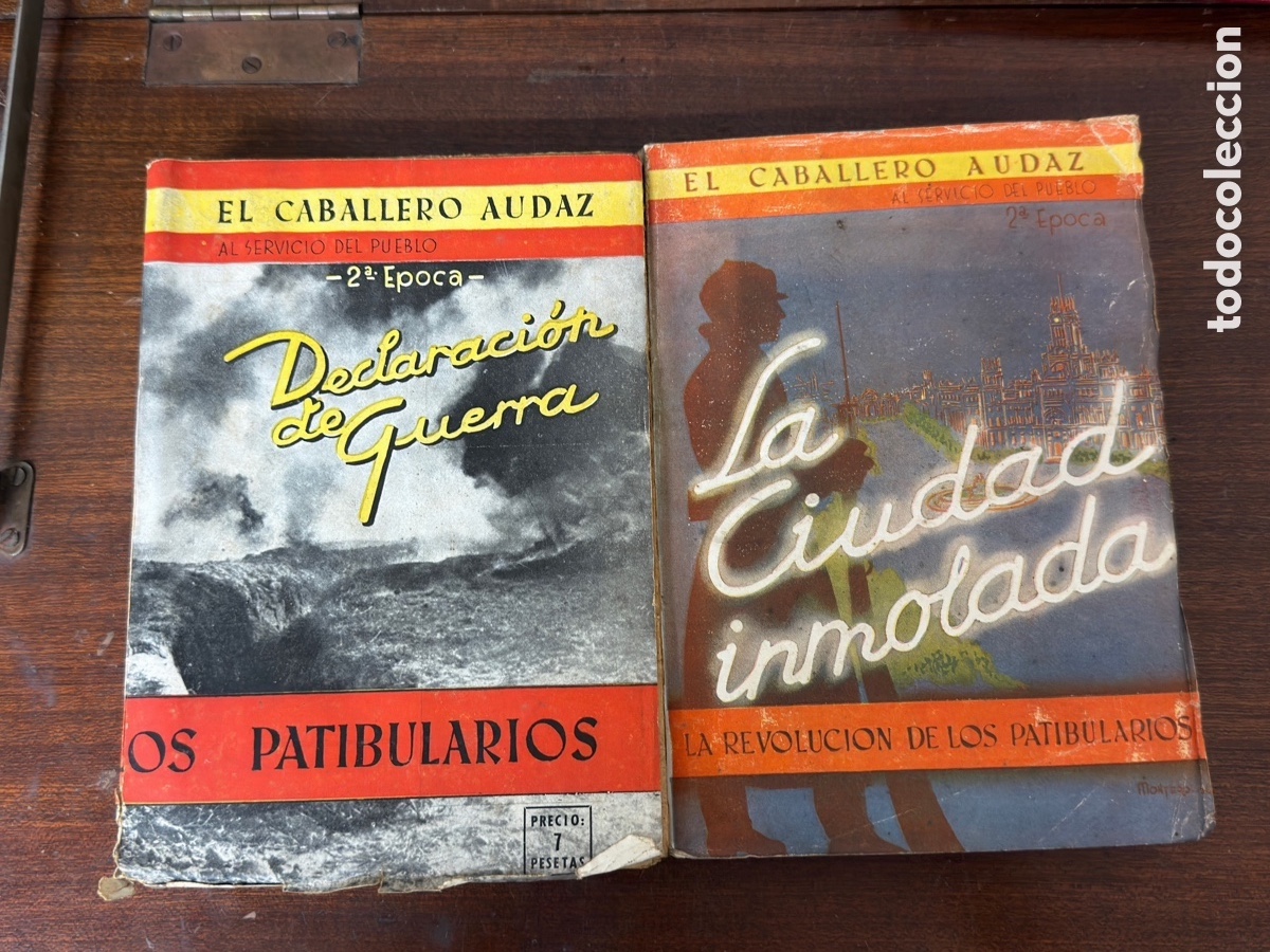 Libros de segunda mano: LOTE 2 LIBROS EL CABALLERO AUDAZ &ndash; LA REVOLUCI&Oacute;N DE LOS PATIBULARIOS