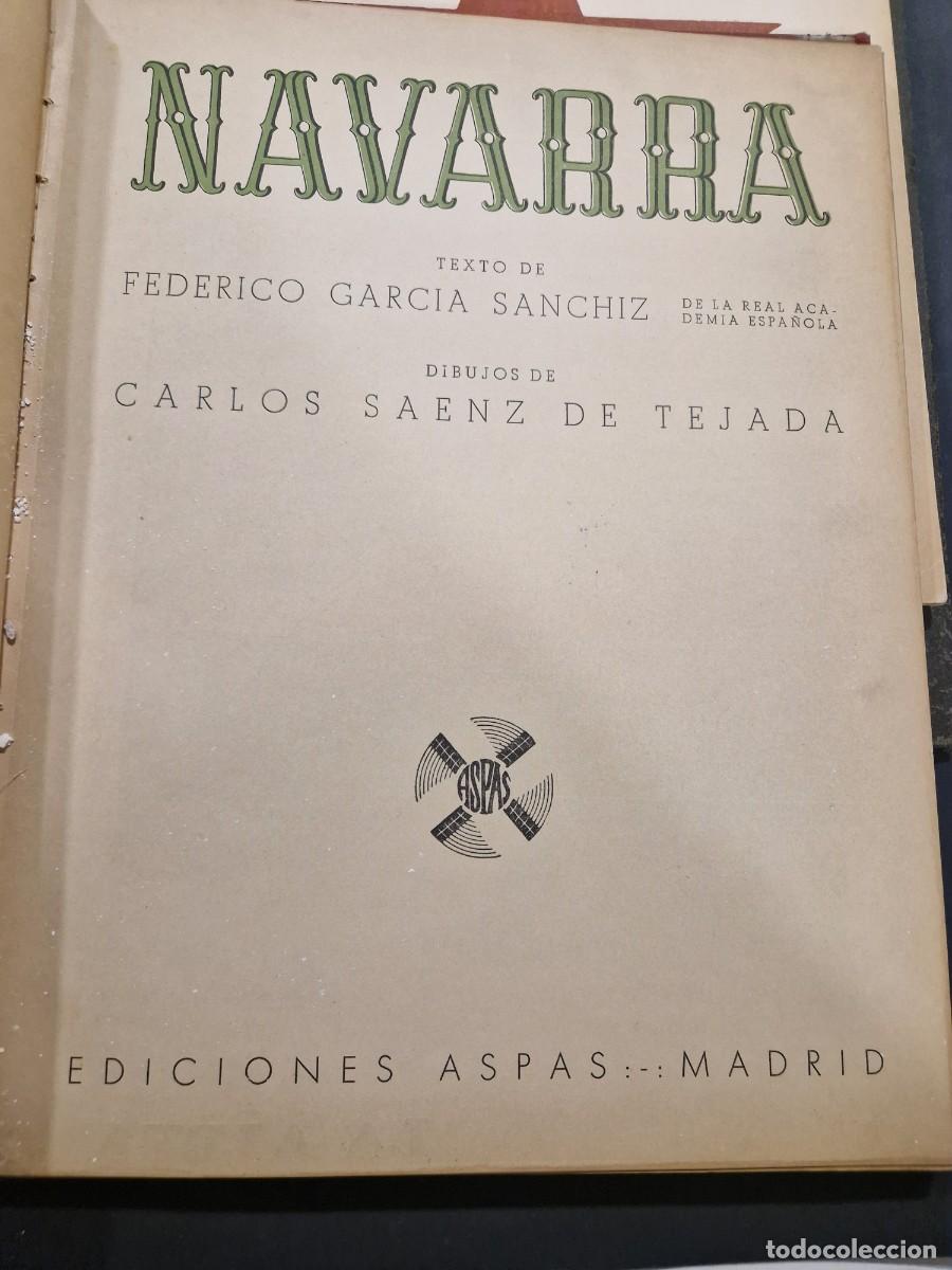 Libros de segunda mano: Navarra. Texto de Federico Garcia Sanchiz. Dibujos de Carlos Saenz de Tejada