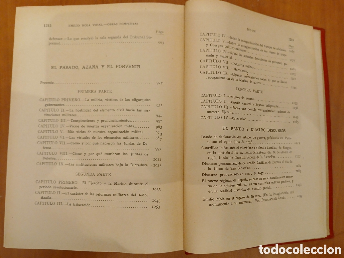 Libros de segunda mano: Obras Completas. Emilio Mola Vidal. - Foto 8