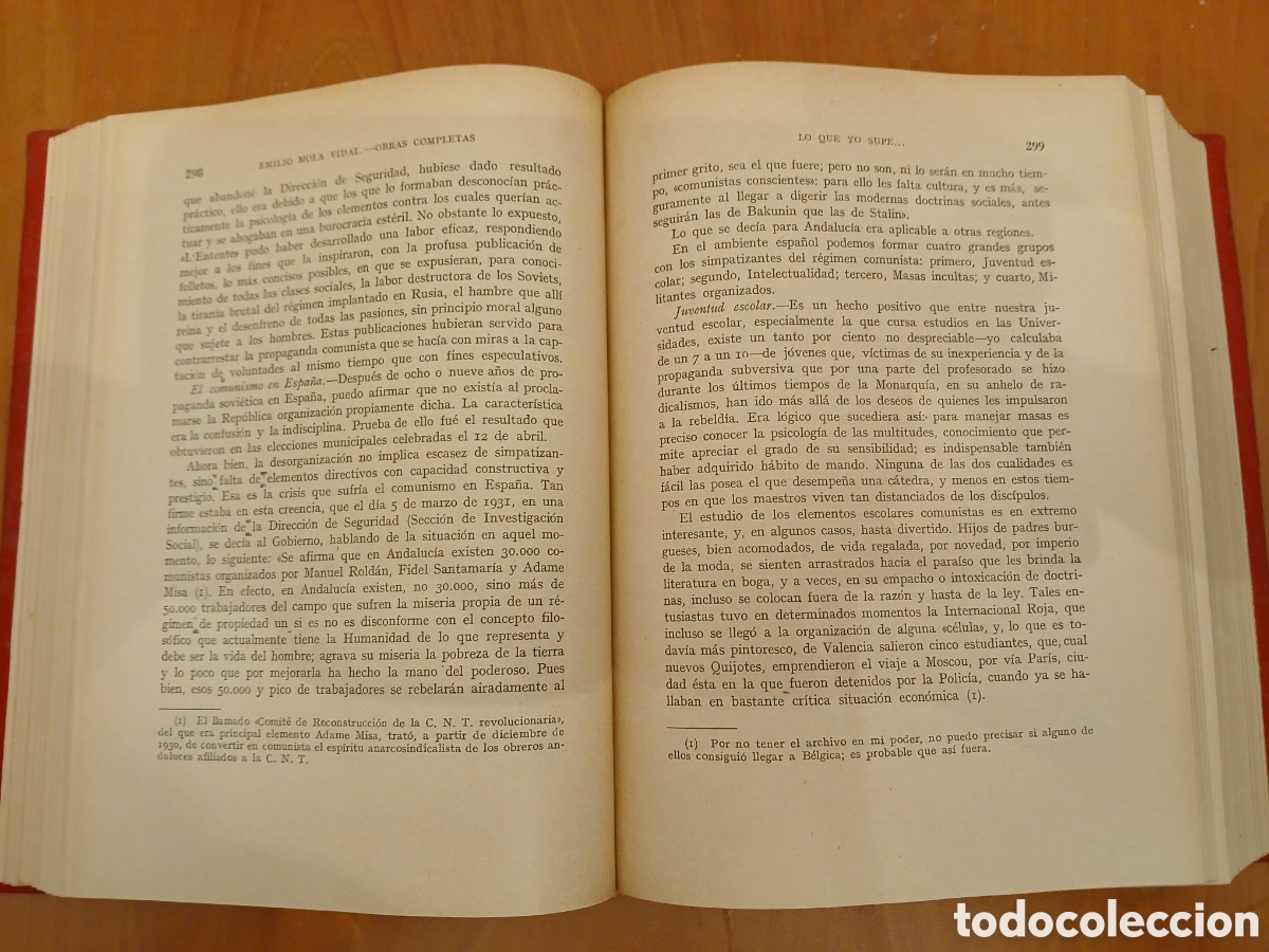 Libros de segunda mano: Obras Completas. Emilio Mola Vidal. - Foto 15