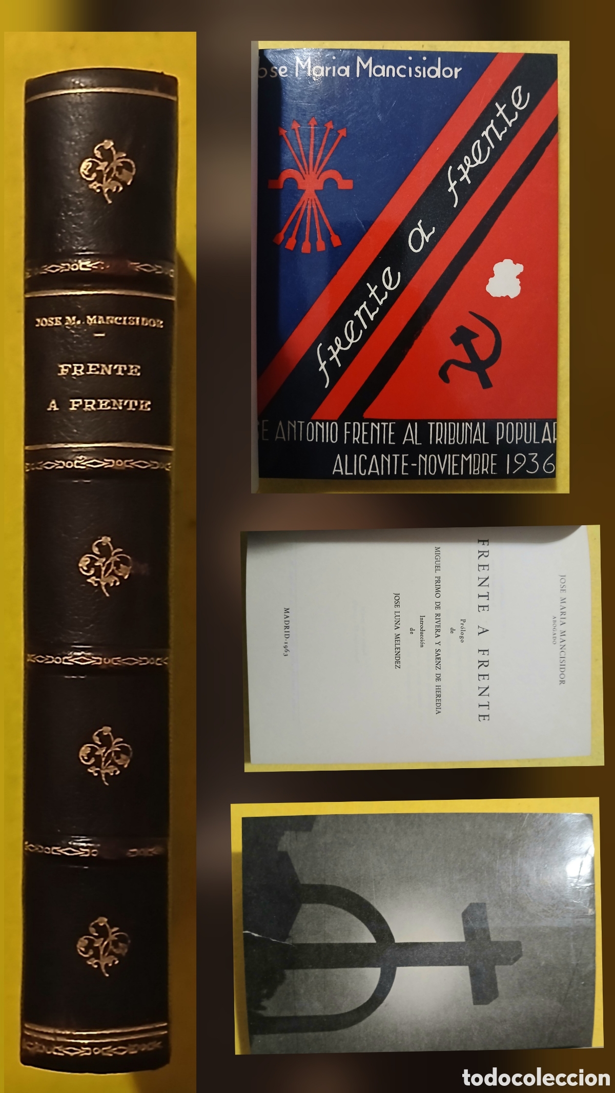 Libros de segunda mano: Frente a frente, Jos&eacute; Maria Mancisidor