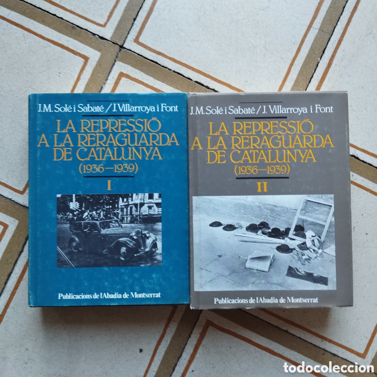 Libros de segunda mano: LA REPRESSI&Oacute; A LA RERAGUARDA DE CATALUNYA (1936-1939) J.M SOL&Eacute; J. VILLARROYA FONT 2 VOLUMS PAM 89-90