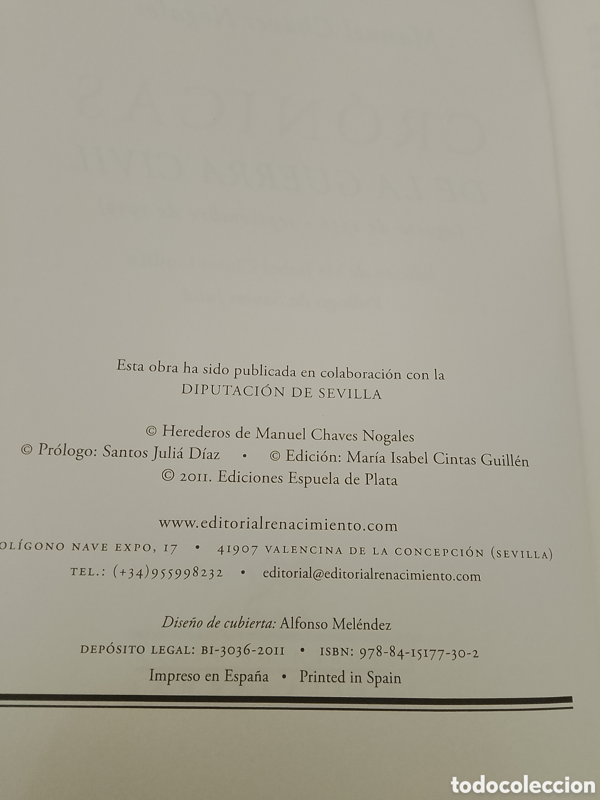 Libros de segunda mano: CRONICAS GUERRA CIVIL - Foto 4
