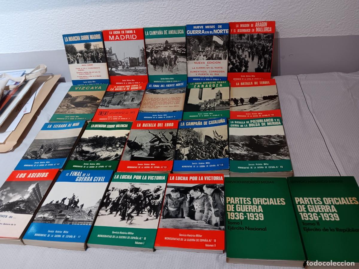 Libros de segunda mano: Monograf&iacute;as de la guerra civil espa&ntilde;ola completa!!