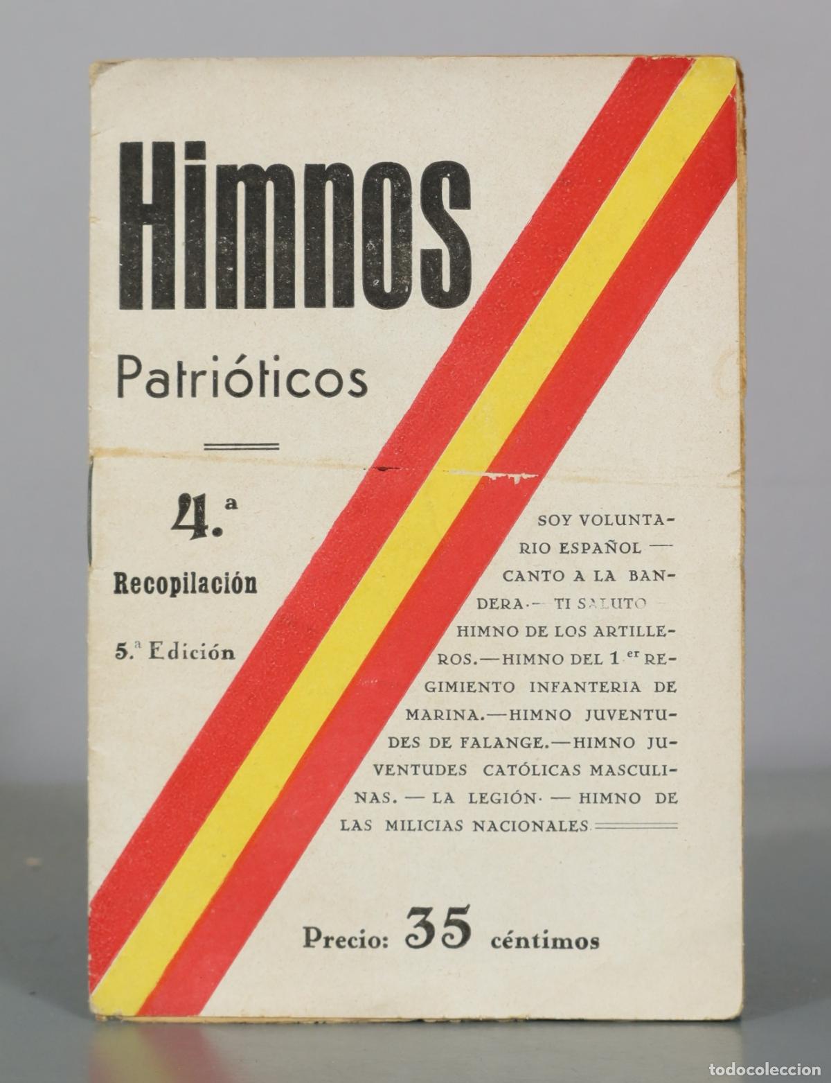 Libros de segunda mano: Himnos Patrioticos - 4 Recopilacion