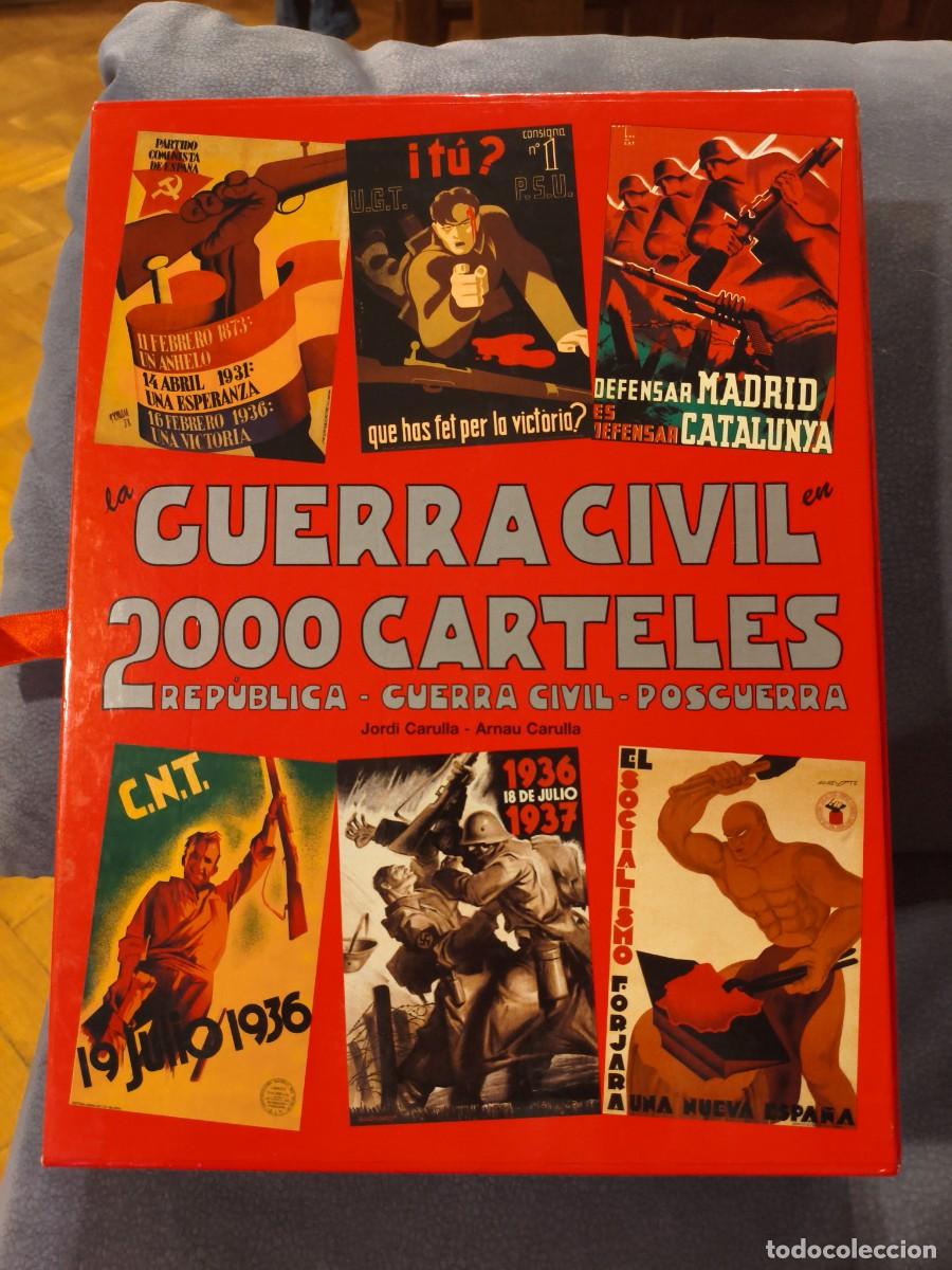 Libros de segunda mano: Colecci&oacute;n 2 libros Guerra Civil en 2000 carteles