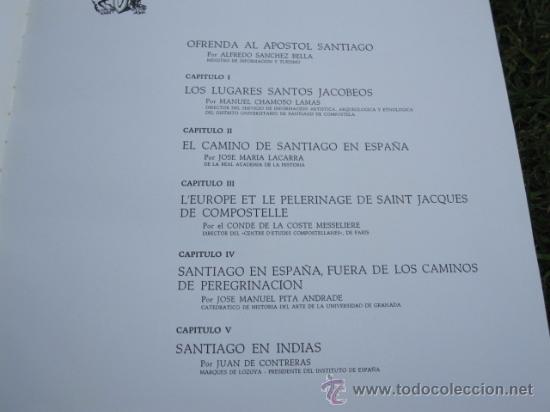 Libros de segunda mano: Santiago en España Europa y América - EDI MINISTERIO INFORMACION Y TURISMO 1971 4.5 KILOS + INFO. - Foto 2 - 21745053