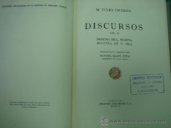 Libros de segunda mano: Ciceron 1961 - Foto 2