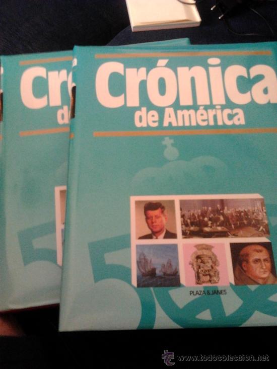 Second hand books: cronica de america n&ordm; 1 y n&ordm; 2 plaza & janes grandes libros nuevos muchas fotos