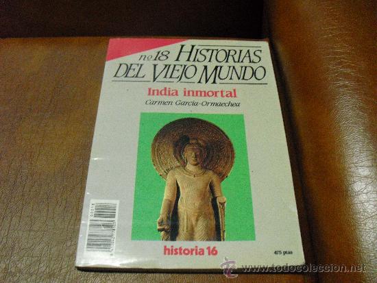 Livres d'occasion: HISTORIAS DEL VIEJO MUNDO N&ordm; 18.-INDIA INMORTAL Por C.Garcia-Ormaechea