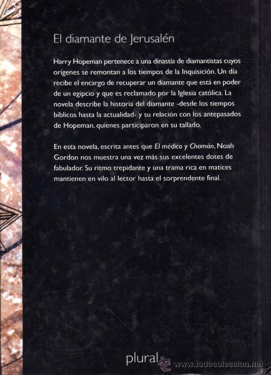 Libros de segunda mano: EL DIAMANTE DE JERUSAL&Eacute;N de NOAH GORDON - Foto 2
