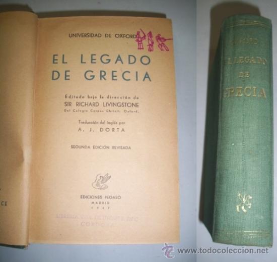 Libros de segunda mano: El LEGADO de Grecia - Foto 1