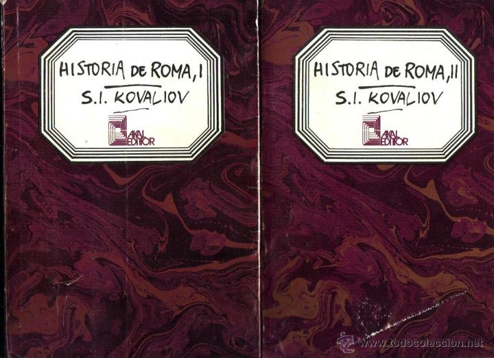 Libros de segunda mano: Historia de Roma. Kovaliov, Serguei Ivanovich. - Foto 1