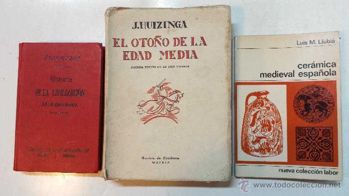 Libros de segunda mano: LOTE 3 LIBROS EDAD MEDIA. VER DESCRIPCION