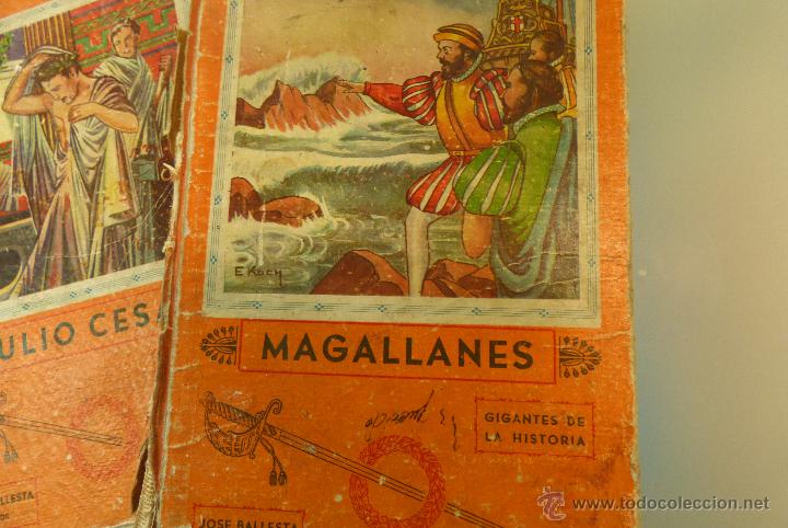 Libros de segunda mano: libros Magallanes y Julio Cesar - Foto 2
