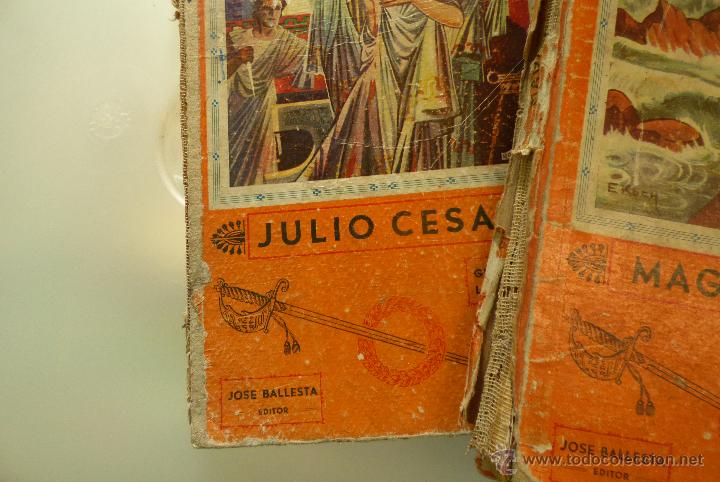 Libros de segunda mano: libros Magallanes y Julio Cesar - Foto 3