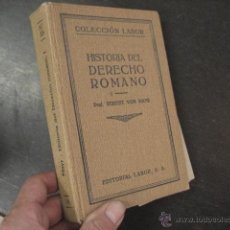 Libros de segunda mano: HISTORIA DEL DERECHO ROMANO, ROBERT VON MAYR HISTORIA OTROS
