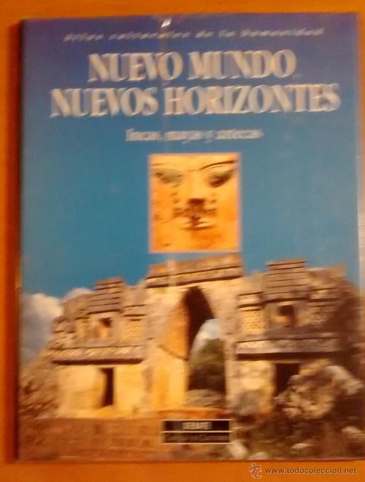 Libros de segunda mano: Nuevo mundo, nuevos horizontes. Incas, mayas y aztecas, 125 p&aacute;ginas, 1994