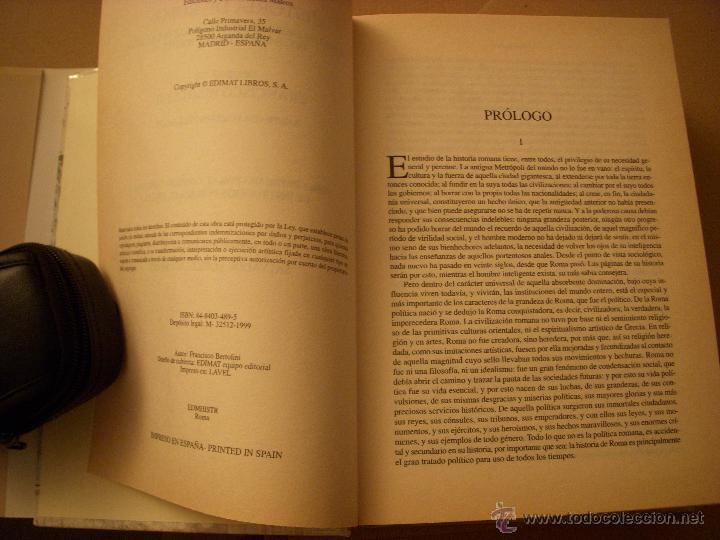Libros de segunda mano: HISTORIA DE ROMA, DE FRANCISCO BERTOLINI. - Foto 2