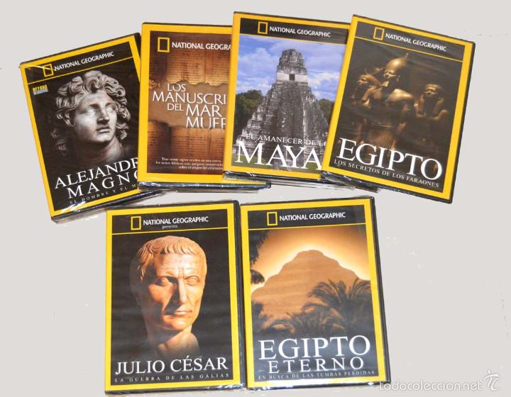 Libros de segunda mano: Lote Seis DVDs documentales National Geography precintados (sobre Mundo antiguo) &iexcl;&iexcl;&iexcl;REBAJADO!!!