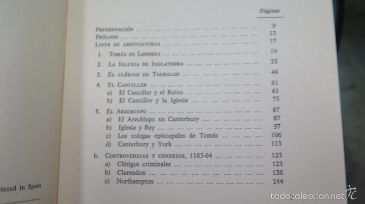 Libros de segunda mano: THOMAS BECKET. DAVID KNOWLES - Foto 2