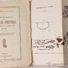 Libros de segunda mano: BALLESTER : SERVICIO DE INVESTIGACIÓN PREHISTÓRICA VALENCIA 1934 (BENIARRÉS, BOCAIRENTE, LIRIA, ETC.