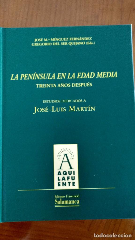 Libros de segunda mano: LA PEN&Iacute;NSULA IB&Eacute;RICA EN LA EDAD MEDIA, TREINTA A&Ntilde;OS DESPU&Eacute;S.  J. M&ordf; M&Iacute;NGUEZ Y G. DEL SER.