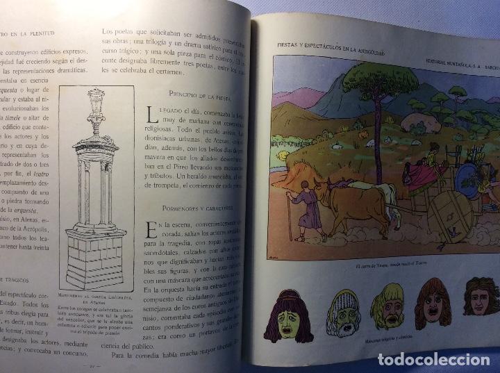 Libros de segunda mano: Fiestas y espectaculos en la antiguedad - Foto 2