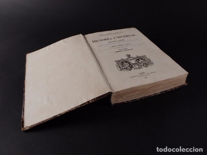 Libros de segunda mano: HISTORIA UNIVERSAL C&Eacute;SAR CANT&Uacute; 1854 - Foto 2