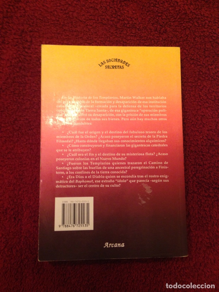 Libros de segunda mano: Libro,- &rdquo; EL MISTERIO DE LOS TEMPLARIOS &rdquo; - Foto 2