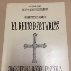 Libros de segunda mano: EL REINO DE ASTURIAS. ORIGENES DE LA NACION ESPAÑOLA. CLAUDIO SANCHEZ ESPAÑOLA. AÑO 1983.