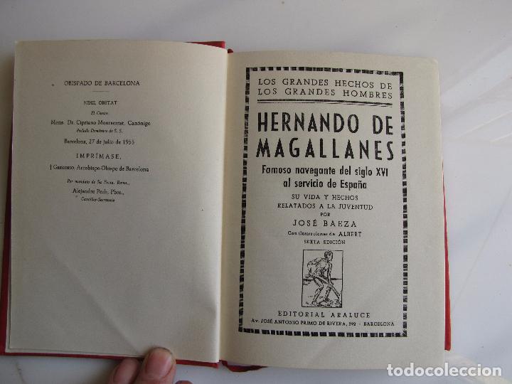 Libros de segunda mano: Hernando de Magallanes. 1955. Araluce - Foto 2