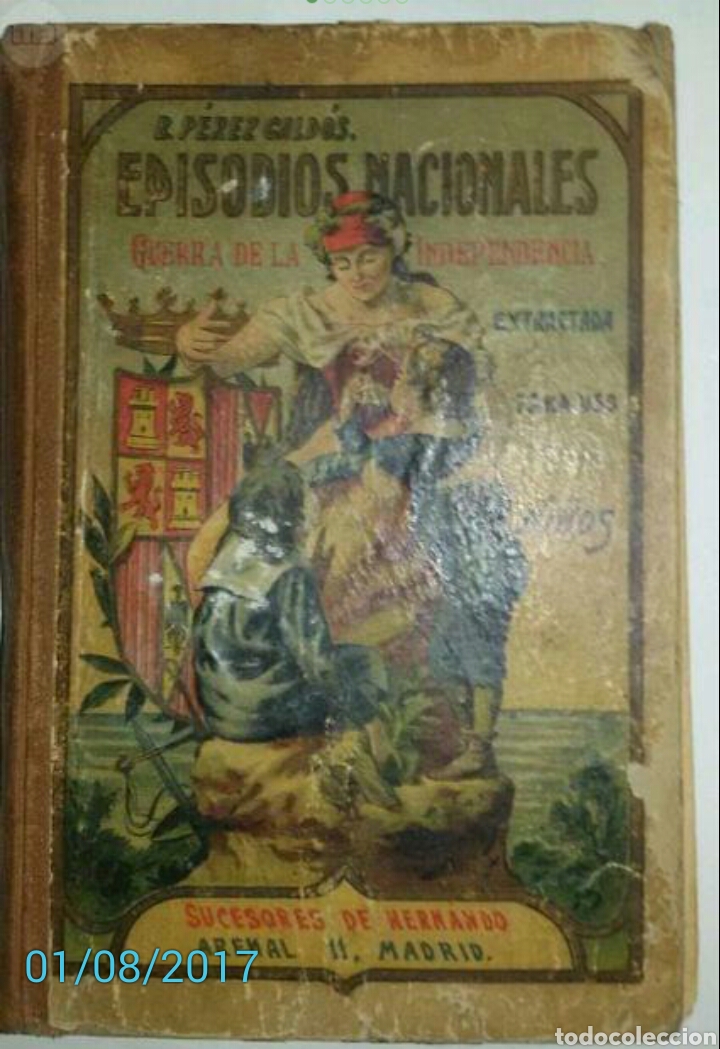 Libros de segunda mano: libro infantil de los episodios nacionales
