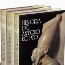Libros de segunda mano: HISTORIA DEL ANTIGUO EGIPTO. (3 TOMOS)