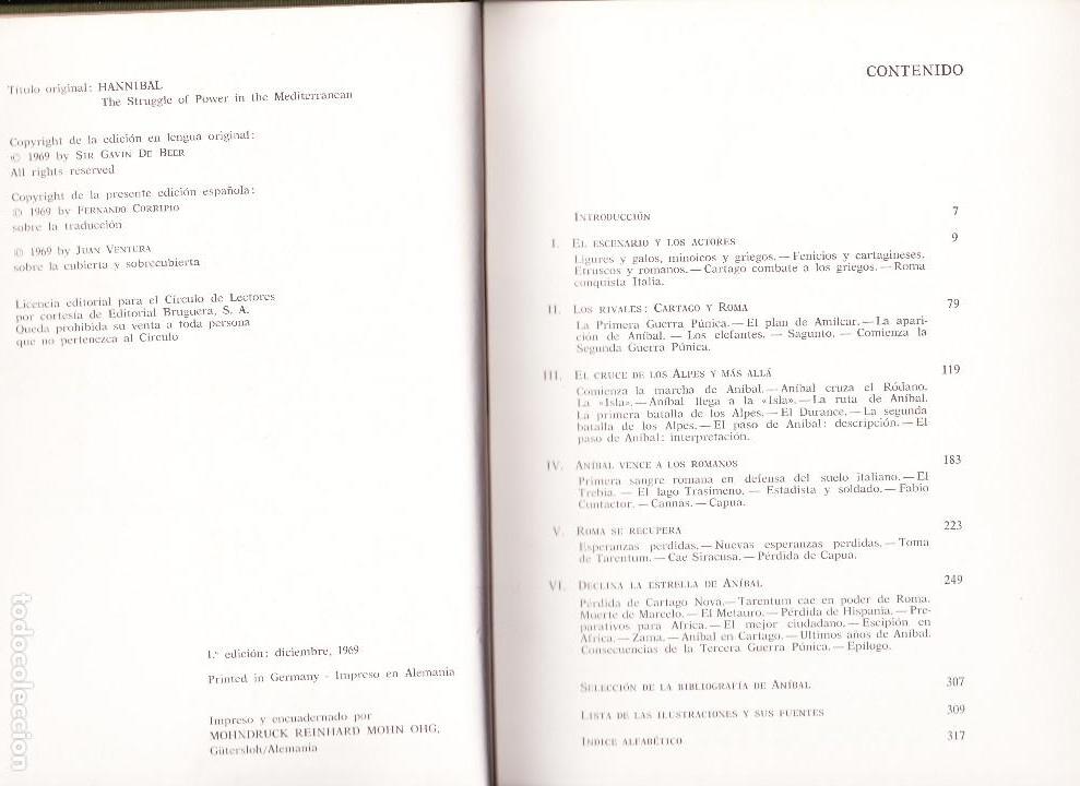 Libros de segunda mano: ANIBAL. SIR.GAVIN DE BEER - Foto 3