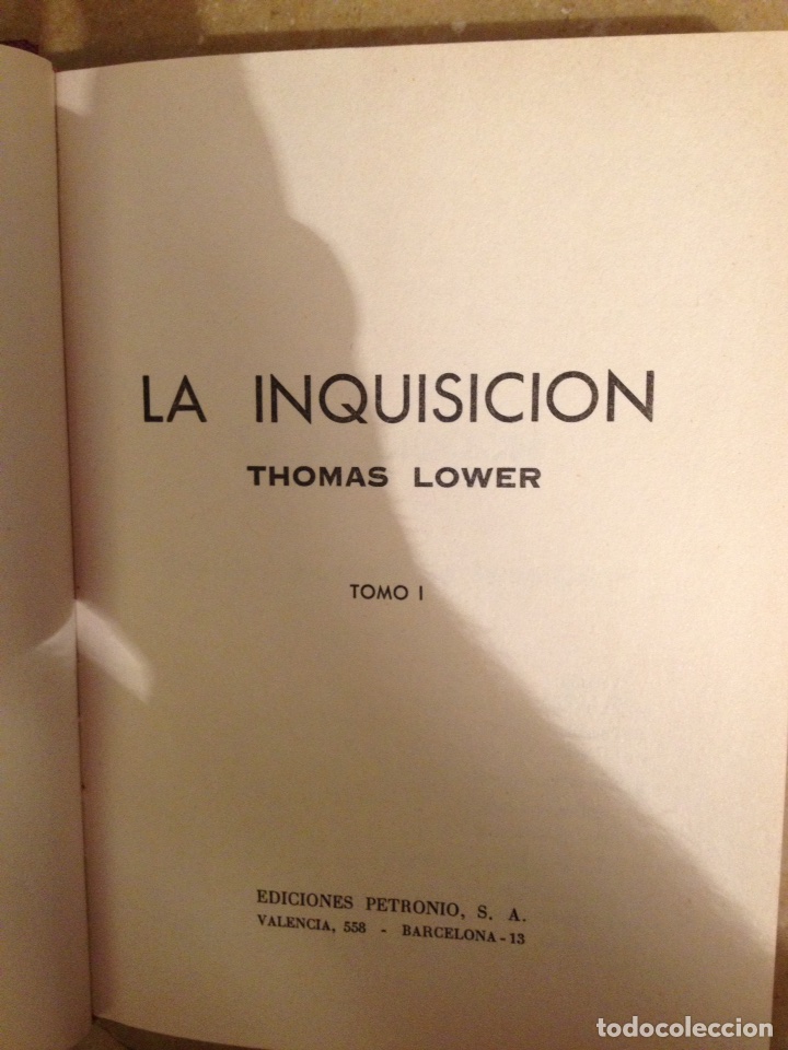 Libros de segunda mano: La Inquisici&oacute;n (Thomas Lower) Tomo I - Foto 2