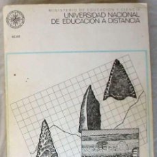 Libros de segunda mano: PREHISTORIA - GRATINIANO NIETO GALLO - UNED 1981 - VER DESCRIPCIÓN E ÍNDICE