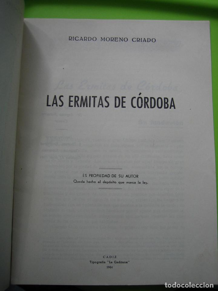 Libros de segunda mano: Las ermitas de Cordoba - Foto 2