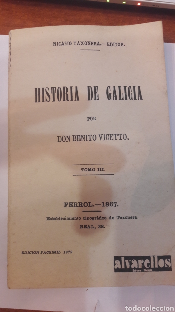 Gebrauchte B&uuml;cher: Historia galicia Alvarellos 1979