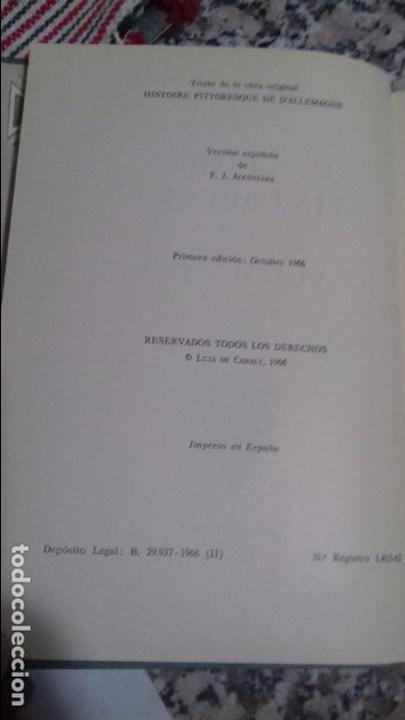 Libros de segunda mano: HISTORIA PINTORESCA DE ALEMANIA - Foto 8 - 124470679