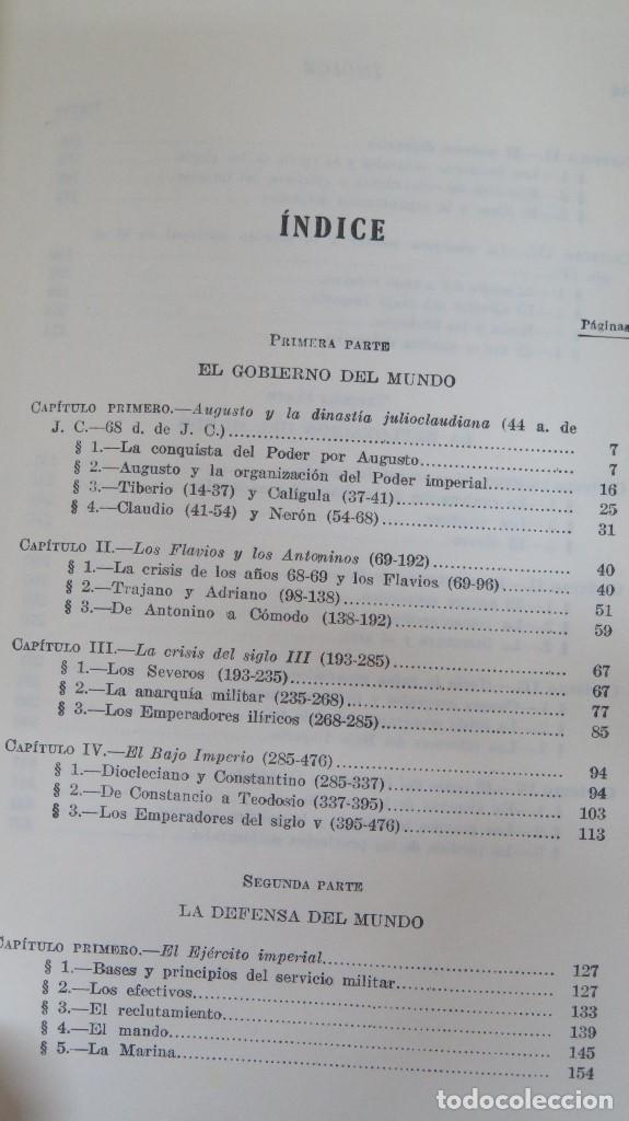 Libros de segunda mano: EL IMPERIO ROMANO. LEON HOMO - Foto 2