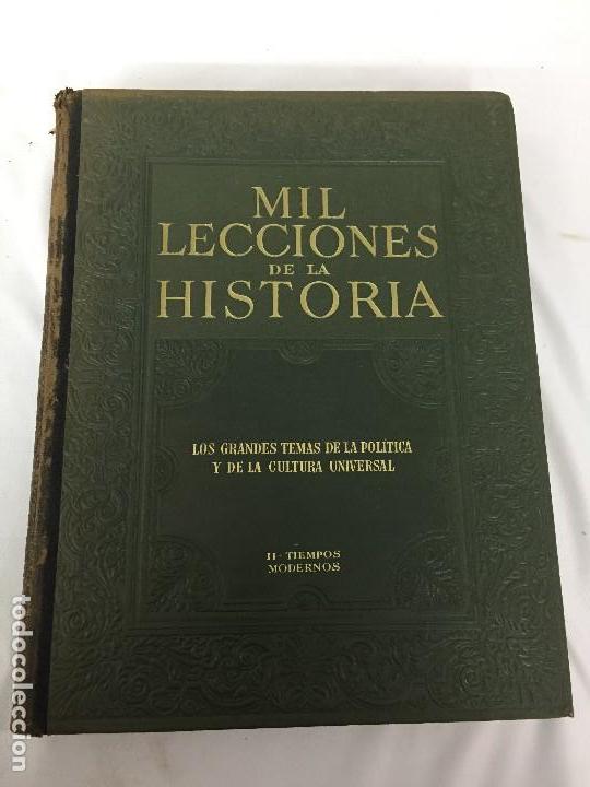 Second hand books: MIL LECCIONES DE LA HISTORIA.LOS GRANDES TEMAS DE LA POL&Iacute;TICA Y DE LA CULTURA UNIVERSAL