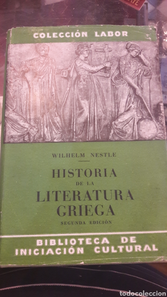 Second hand books: Historia literatura griega Wilhrlm Nestle
