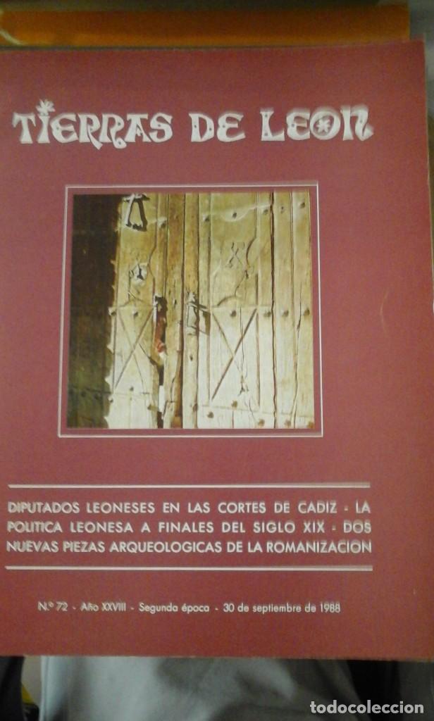 Libros de segunda mano: Diputados de Le&oacute;n en las Cortes de C&aacute;diz (y otros art&iacute;culos) TIERRAS DE LE&Oacute;N N&ordm; 72. Revista de temas