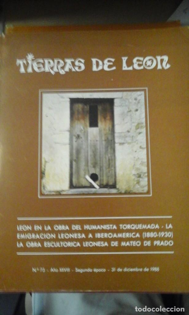 Libros de segunda mano: La Obra Escult&oacute;rica Leonesa de Mateo de Prado (y otros art&iacute;culos) TIERRAS DE LE&Oacute;N N&ordm; 73. Revista de