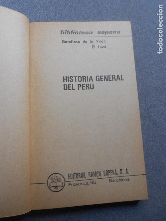 Libros de segunda mano: HISTORIA GENERAL DEL PERU - Foto 2