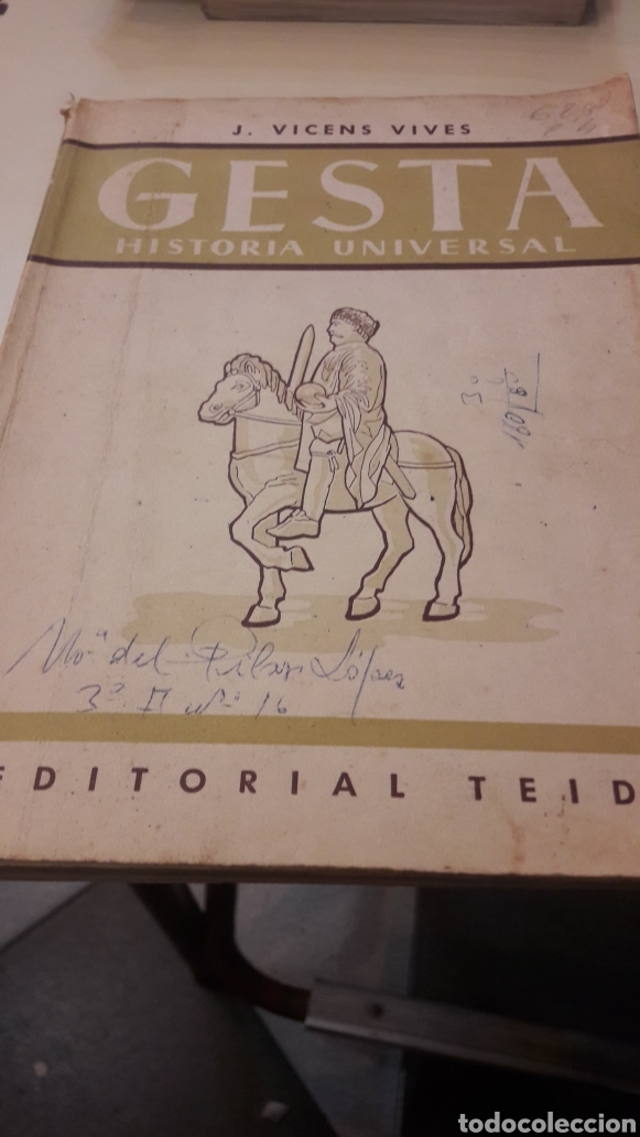 Second hand books: Historia Universal Gesta editirial Teide vicens vived